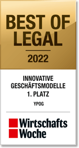 Best of Legal 2022 Innovative Geschäftsmodelle YSolutions
